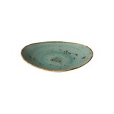 Aqua bord ovaal reactive blue 30 x 25,5 cm – per 3 stuks