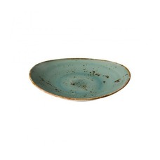 Aqua bord ovaal reactive blue 30 x 25,5 cm – per 3 stuks