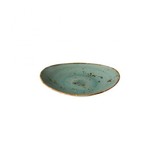 Aqua bord ovaal reactive blue 21,5 x 19 cm – per 6 stuks