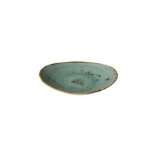 Aqua bord ovaal reactive blue 21,5 x 19 cm – per 6 stuks