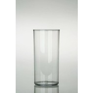 Onbreekbaar glas  polycarbonaat longdrinkglas 27cl n. stapelb. doos à 108