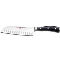 Wüsthof Dreizack Ikon classic zwart japans koksmes 17cm Santoku