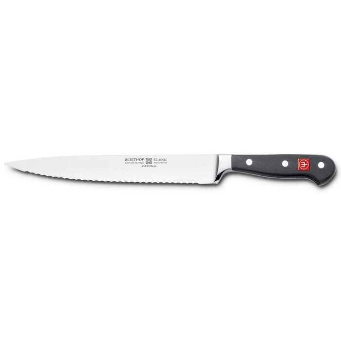 Wusthof Classic Vleesmes met golfsnede 23cm 4523/23