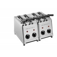 Tosti-apparaat rvs 4 sleuven