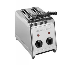 Milan toast tosti-apparaat rvs 2 sleuven 230V 1250W nieuw model