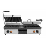 Milan toast contactgrill dubbel boven/onder geribd Milan toast contactgrill dubbel boven/onder geribd