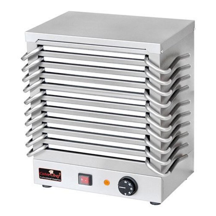 Platenrechaud rvs 10 platen