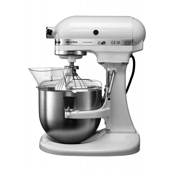 Kitchen Aid Keukenmachine wit K5 230V 325W 5ltr Aktieprijs