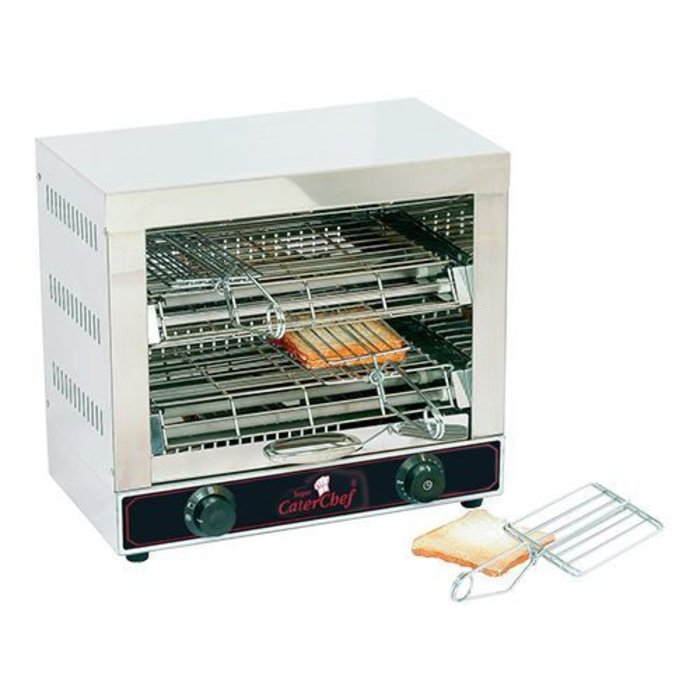 Caterchef tosti-apparaat type 6 230V 3000W 36(h)x45x24cm