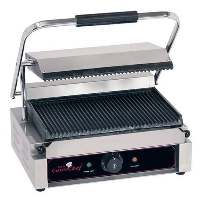 CaterChef Contactgrill geribbeld-geribbeld