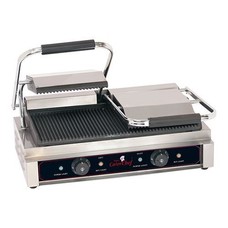 Contactgrill geribbeld-geribbeld