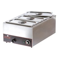 Caterchef bain marie 3x1/3-150GN compleet Caterchef bain marie 3x1/3-150GN compleet