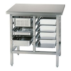 Werktafel voor combisteamer 90(h)x90x70cm //