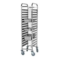 Regaalwagen rvs  16 regalen t.b.v. 1/1GN (zelf essembleren) Regaalwagen rvs  16 regalen t.b.v. 1/1GN (zelf essembleren)