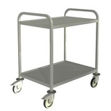 Serveerwagen 80x60cm-2 vierkante buis 87x62x95,3cm buitenmaats