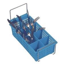 Bestekinzet-en draagkorf m/wegklapbare grepen 43x21x15cm CR6500