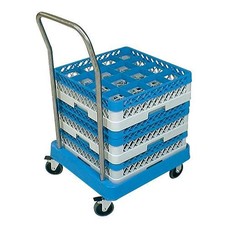 Caterracks korventransportwagen m/duwbeugel 52x52cm