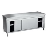 Bordenwarmkast 140cm rvs 230V 2000W