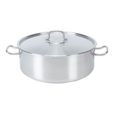 Pujadas kookpan laag model m/deksel Ø16cm 1,5ltr rvs