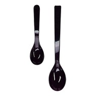 Serveerlepel  L.33,5cm – styreen-acrylonitril (SAN) – zwart