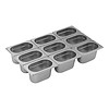 CaterChef (niet ster) Bak gastronorm GN1/9  100 mm – 0,800 l – roestvrijstaal 18/08