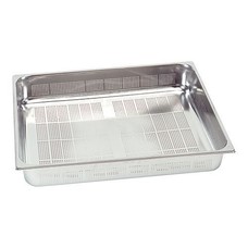 Bak gastronorm GN2/1  100 mm – 30,000 l – roestvrijstaal 18/08