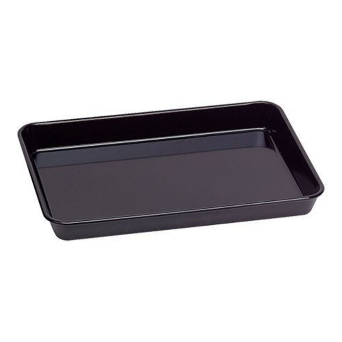 WACA Vleesbak  04,0(H)x35x25cm – melamine (MF) – zwart