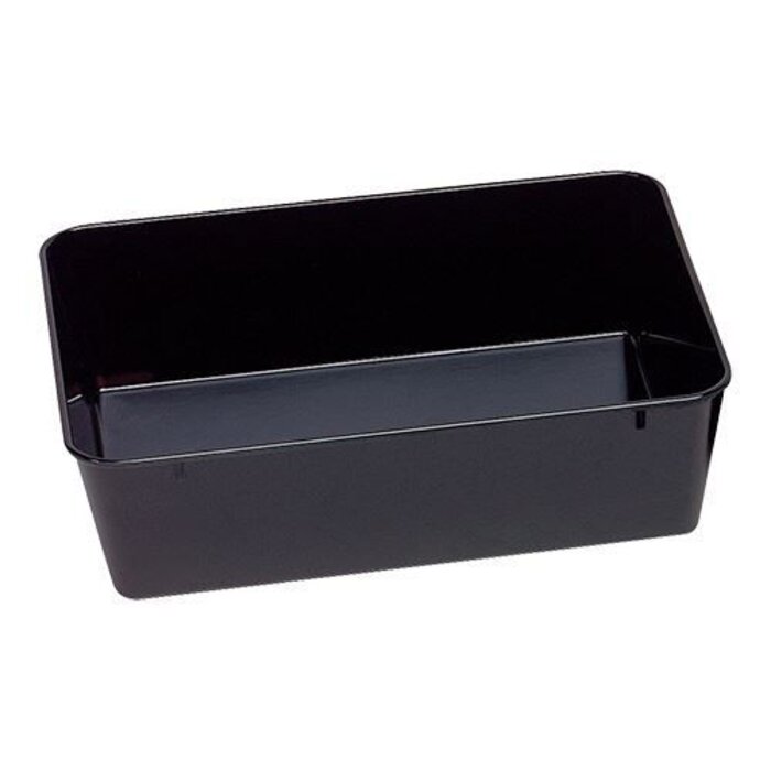 WACA Vleesbak  08,0(H)x30x19cm – melamine (MF) – zwart