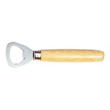 Flesopener staal m/houten greep 13cm