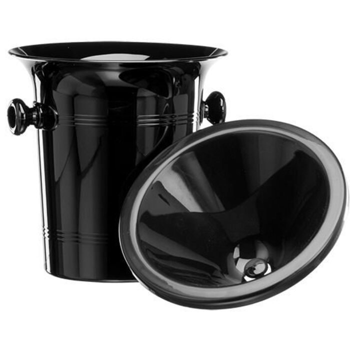 Spittoon kunststof zwart