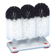 Glazenspoelborstel 3-delig 18cm fijnharig Glazenspoelborstel 3-delig 18cm fijnharig