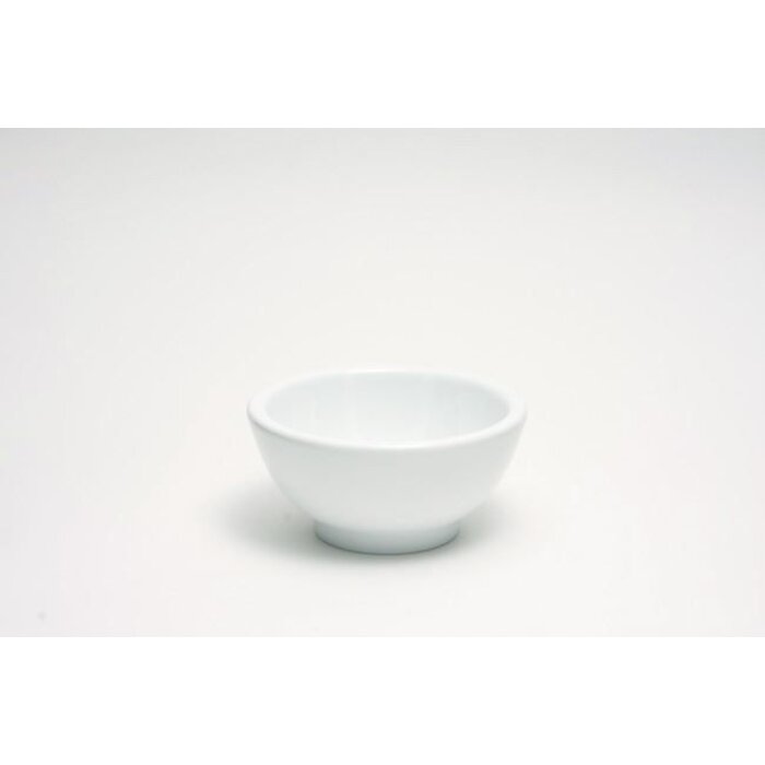 Melamine soepkom Ø13cm op voet wit kl. 5870 doos à 12