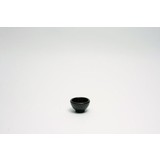 Melamine sausbakje Ø6cm zwart doos à 6 stuks