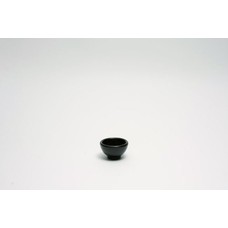 Melamine sausbakje Ø6cm zwart doos à 6 stuks