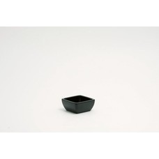 Melamine sausbakje 6x6cm zwart doos à 6 stuks
