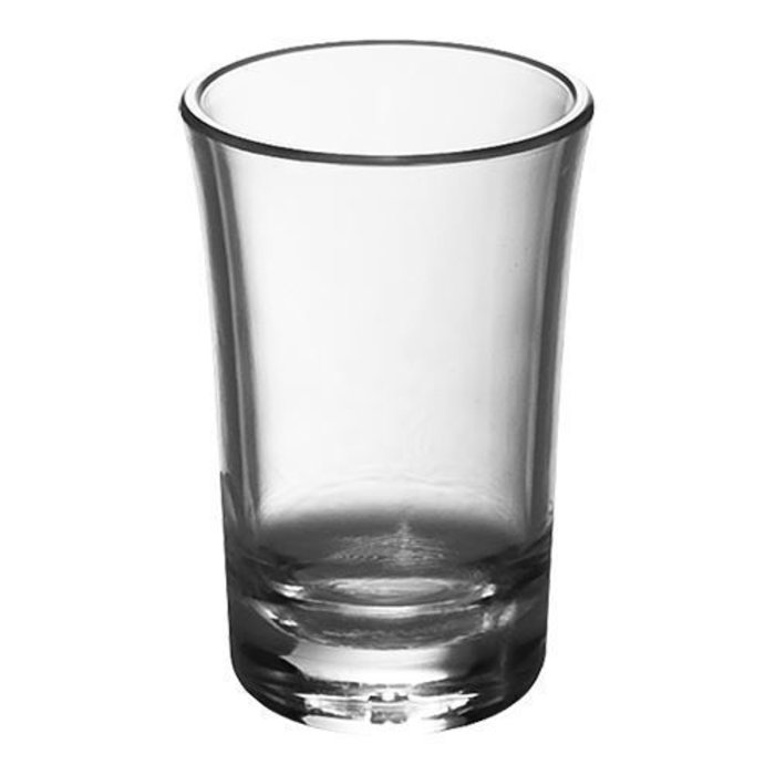Hot Shot 3cl borrelglas/shotglas PC3 à 100 polycarbonaat onbreekbaar glas