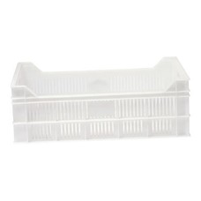 Stapelbak kunststof wit 21(H)x60x40cm 35ltr