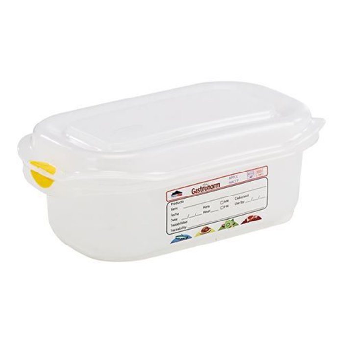 Denox Voedseldoos GN1/9  065 mm – 0,600 l – polypropyleen (PP)
