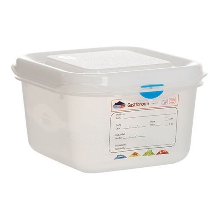 Denox Voedseldoos GN1/6  100 mm – 1,700 l – polypropyleen (PP)