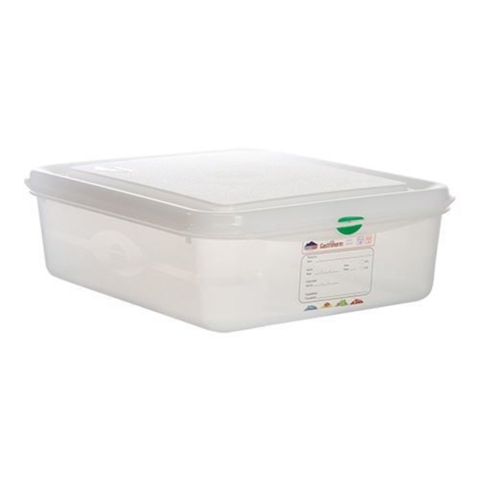 Denox Voedseldoos GN1/2  100 mm – 6,500 l – polypropyleen (PP)