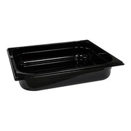 GN bak zwart 1/2-100 polycarbonaat GN bak zwart 1/2-100 polycarbonaat