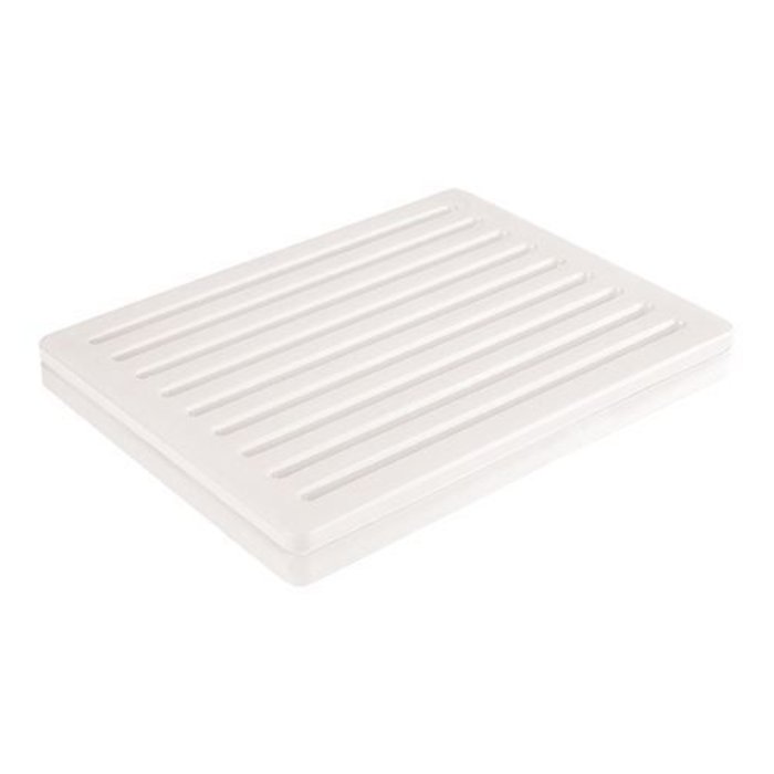 Broodsnijplank polyethyleen m/kruimelvanger 4(H)x43x32cm