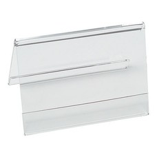 Menustandaard – plexiglas - Polymethylmethacrylaat (PMMA) – transparant