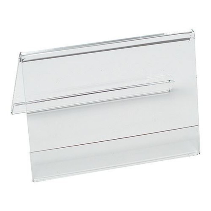 EMGA Menustandaard – plexiglas - Polymethylmethacrylaat (PMMA) – transparant