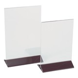 Menustandaard  A5 – plexiglas - Polymethylmethacrylaat (PMMA) – transparant