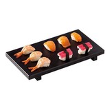 Sushi-serveerplateau – polyethyleen (HDPE) – zwart
