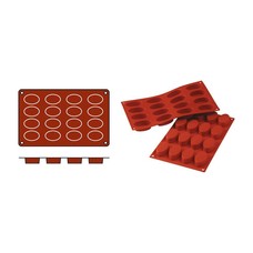 Bakvorm Ovals-Small – 0,030 l – siliconenrubber (VMQ)