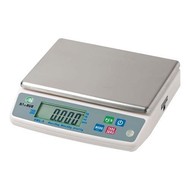 Electronische weegschaal m/rvs plateau type 22x17cm max. 5kg