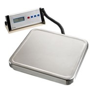 Electronische weegschaal m/rvs plateau max. 60kg