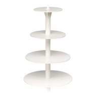 Taartstandaard etages-4x – 34,0 cm – polystyreen (PS)